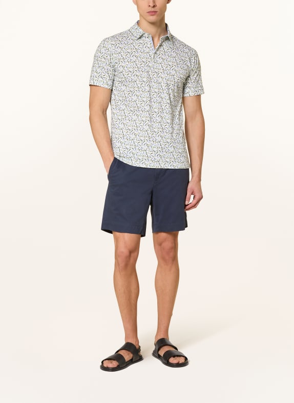 DESOTO Jersey poloshirt WIT / GROEN / BLAUW