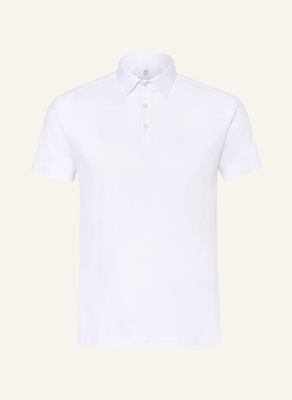 DESOTO Piqué-Poloshirt WEISS