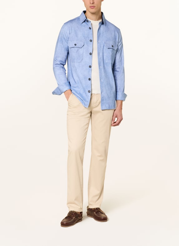 DESOTO Overshirt LICHTBLAUW