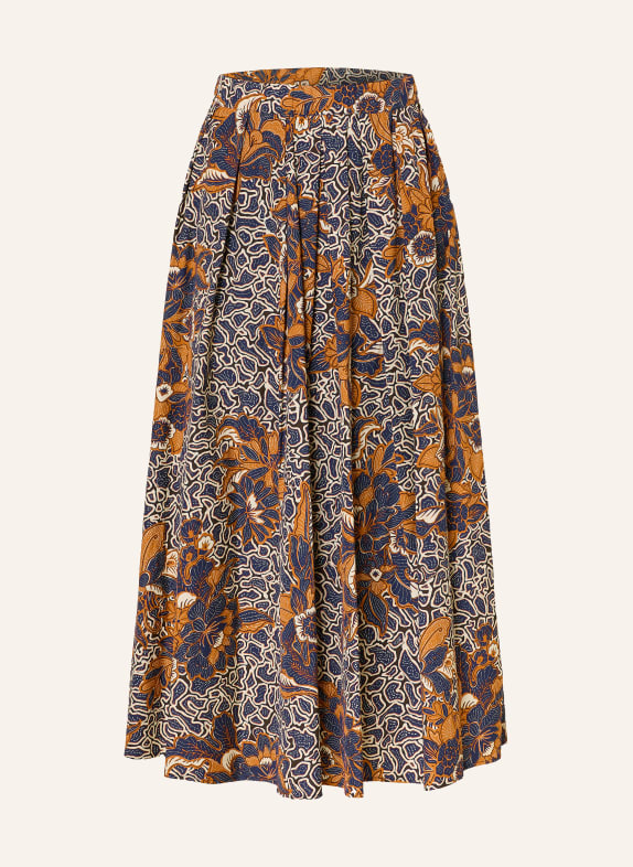 WEEKEND Max Mara Skirt UOMO DARK BLUE / CREAM / DARK ORANGE