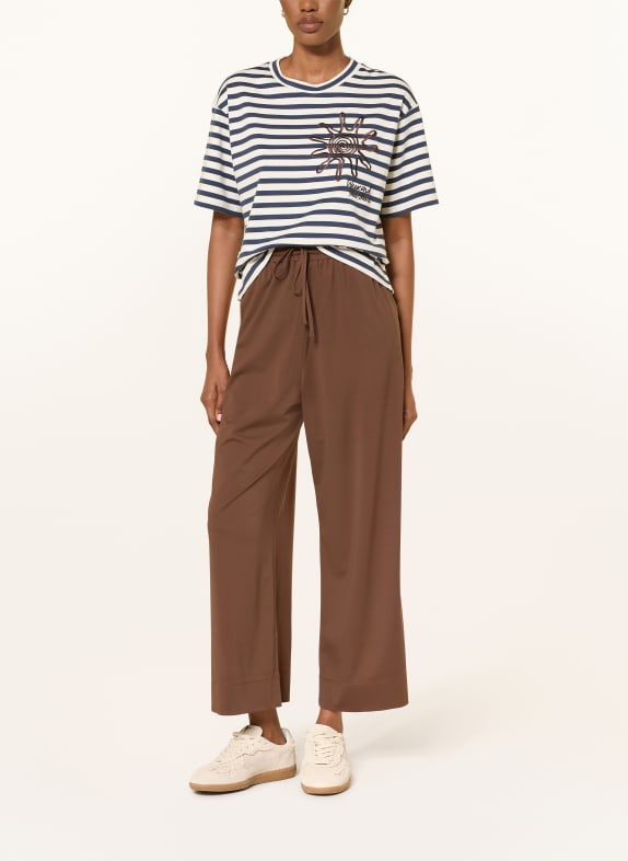 WEEKEND Max Mara Tricou SABATO CREM / ALBASTRU ÎNCHIS