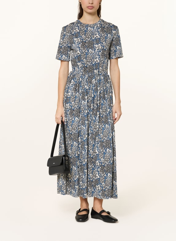 WEEKEND Max Mara Sukienka z dżerseju FASCINO NIEBIESKI / BIAŁY / CZARNY