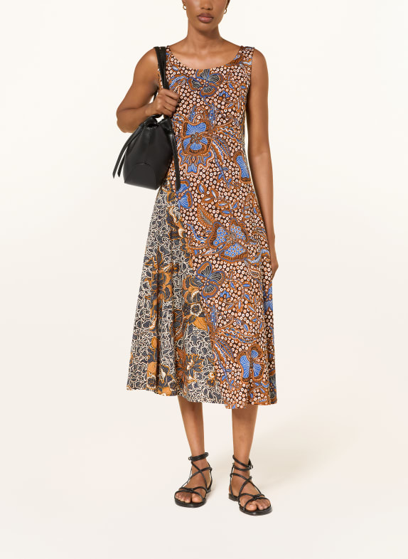 WEEKEND Max Mara Sukienka PAUSA GRANATOWY / KONIAKOWY / BIAŁY