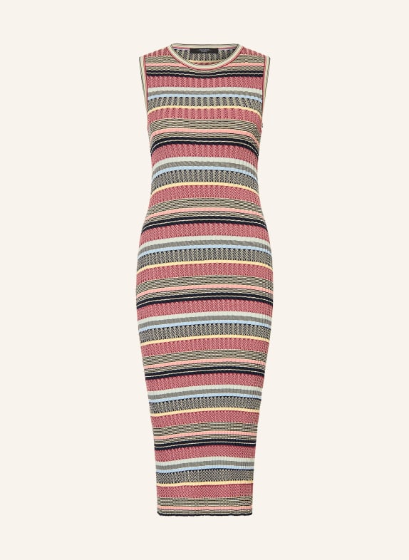 WEEKEND Max Mara Strickkleid SNOB DUNKELROT / GELB / DUNKELBLAU