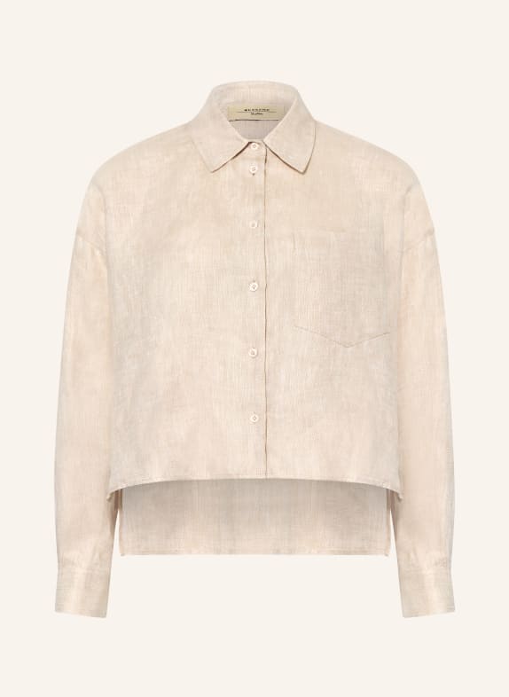 WEEKEND Max Mara CAPO linen shirt BEIGE