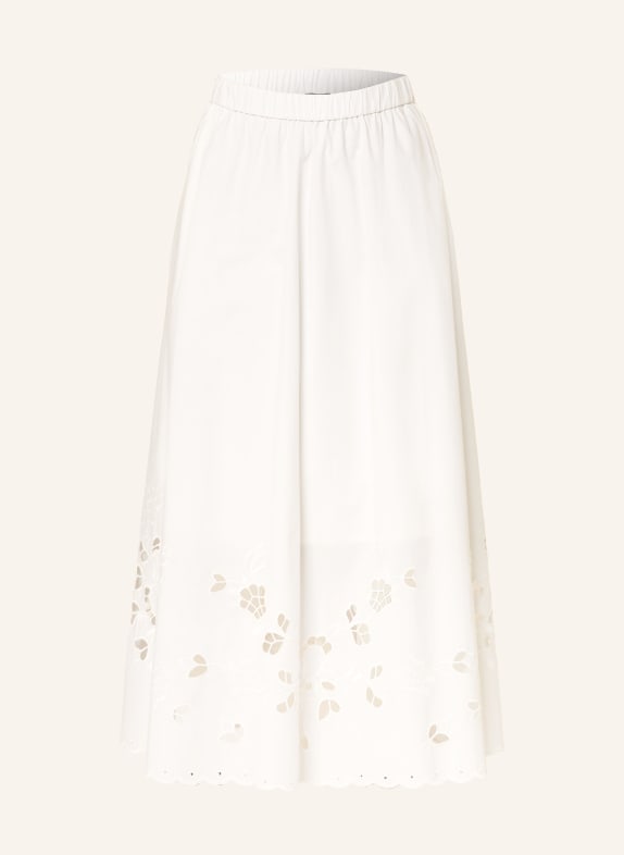 WEEKEND Max Mara Rock CARAVAN met kant met gaatjes WIT