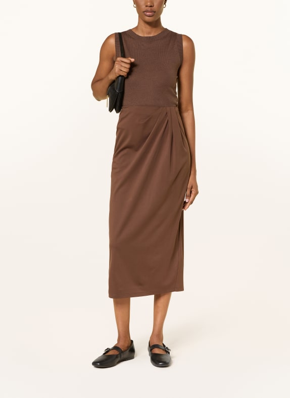 WEEKEND Max Mara Jerseyrok LAPPOLE BRUIN