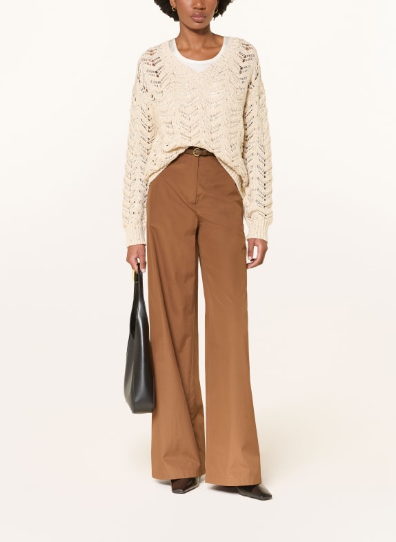 Max Mara STUDIO Marlenehose FAREA BRAUN