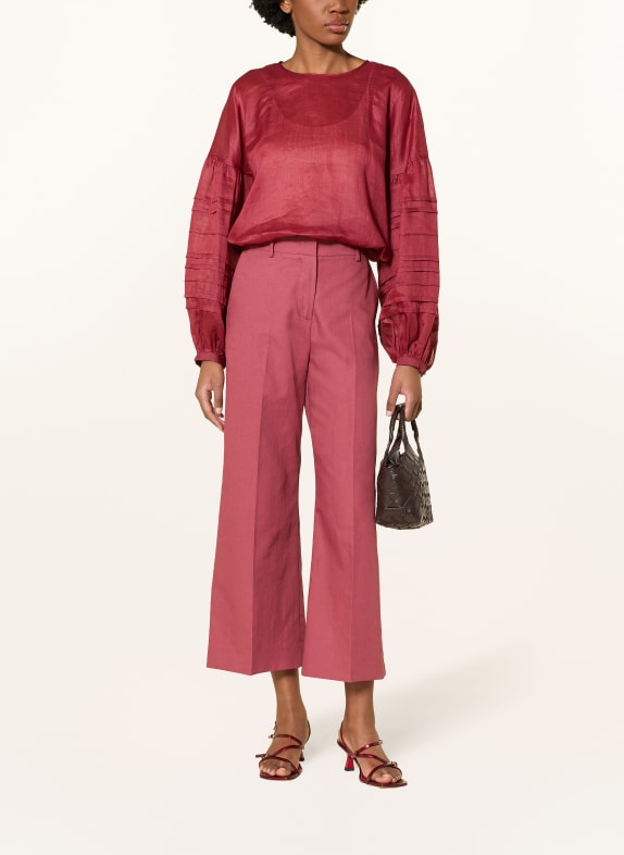 Max Mara STUDIO Blouse PAESE DONKERROOD