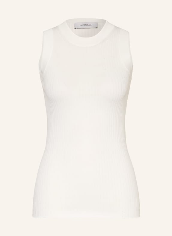 SPORTMAX Gebreide top TIONE CRÈME