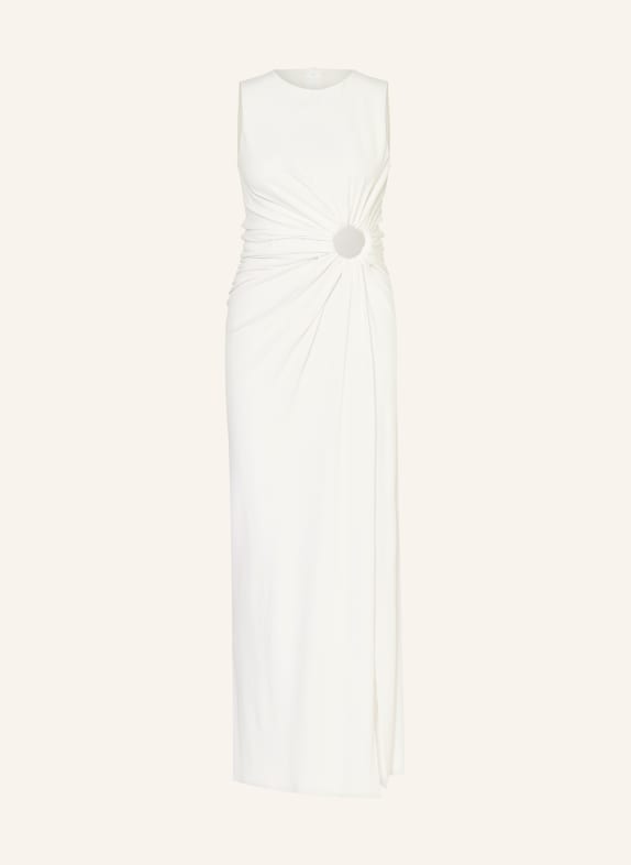 SPORTMAX SALETTA-avondjurk met uitsnijding WIT