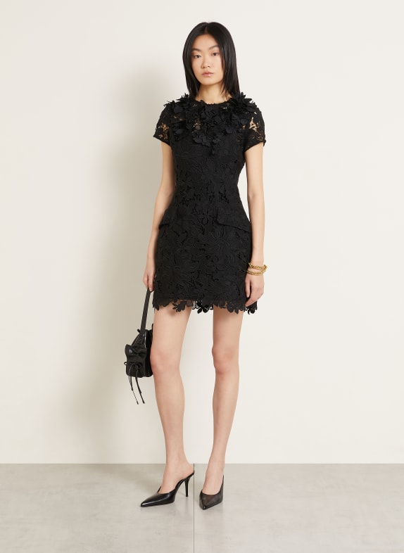 SPORTMAX Cocktailkleid ALA aus Spitze SCHWARZ