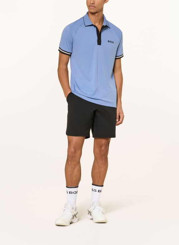 BOSS Functioneel poloshirt ACTIVE Slim Fit LICHTBLAUW