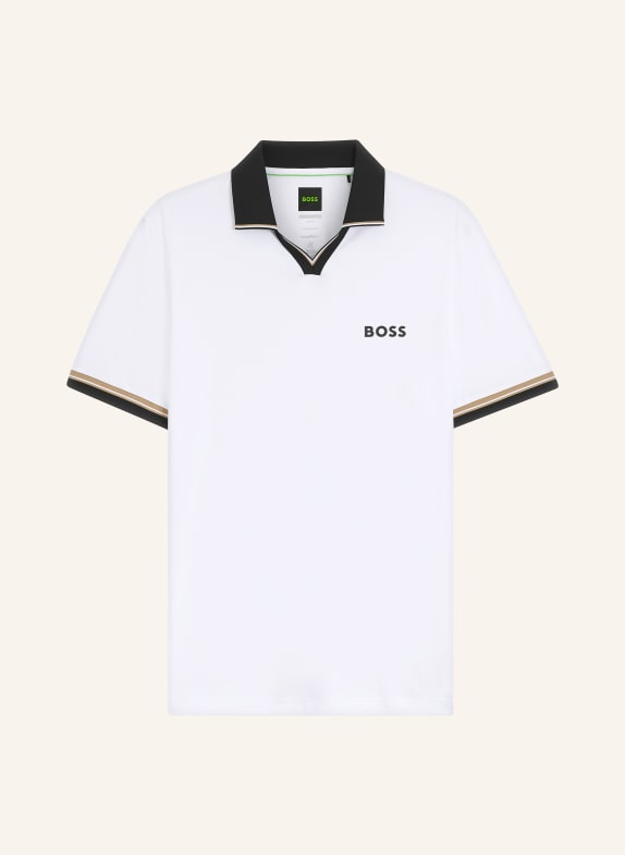 BOSS Functional polo shirt WHITE