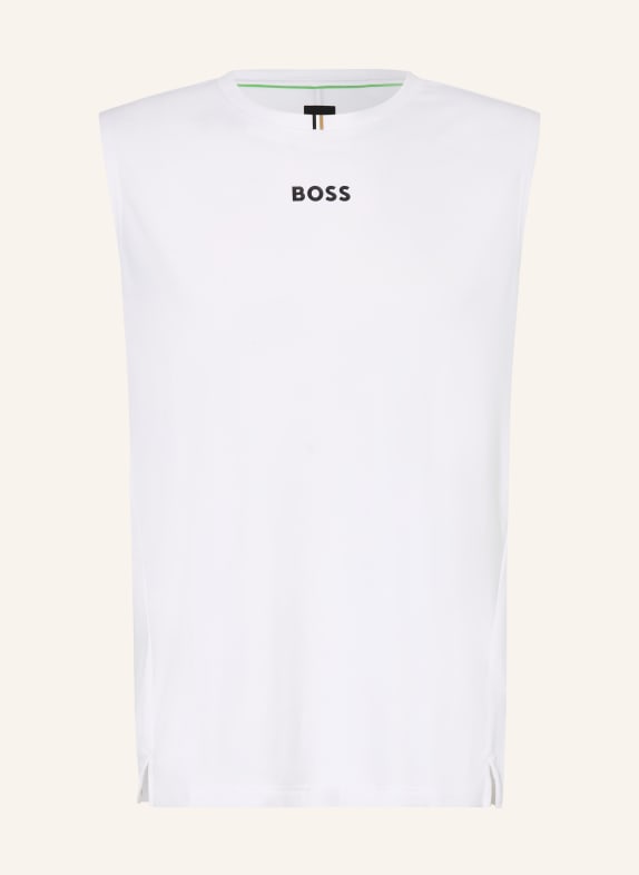 BOSS Koszulka bez rękawów SERVE BIAŁY
