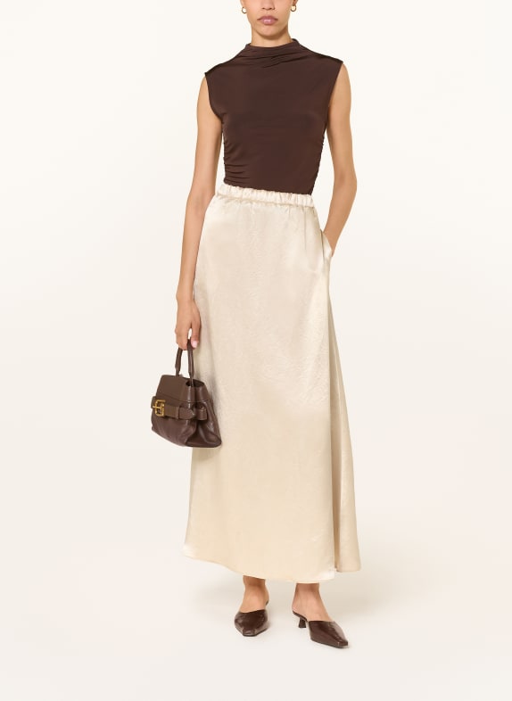 MM by Max Mara Satijnen rok TUONO CRÈME