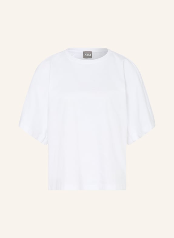 MM by Max Mara T-Shirt CELLULA im Materialmix WEISS