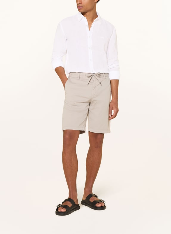 BOSS Linnedskjorte RELEGANT Regular Fit HVID