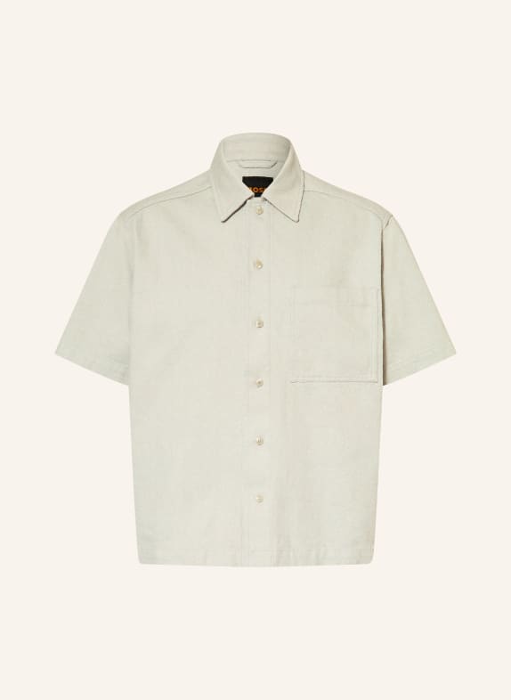 BOSS Kortmouwenhemd LAPOU Comfort Fit MINT