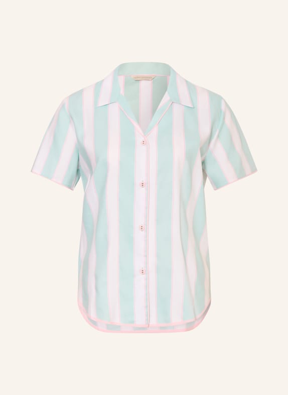 cyberjammies Slaaphemd FRANCESCA MINT / ROSE CLAIR / WIT