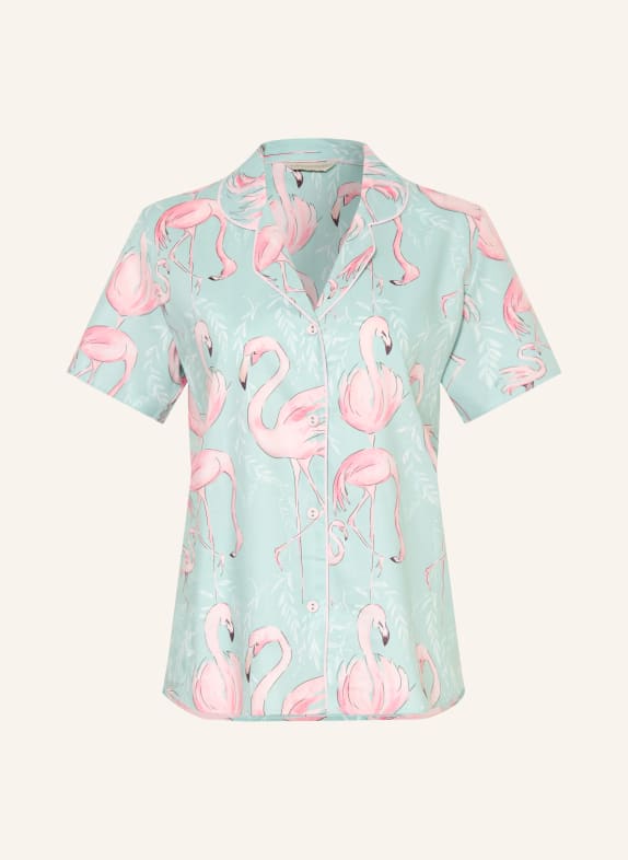 cyberjammies Slaaphemd FRANCESCA TURQUOISE / ROZE / WIT