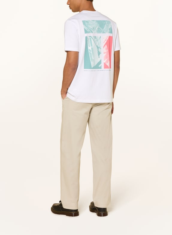 BOSS T-shirt GROOVE BLANC / ROUGE CLAIR / MENTHE