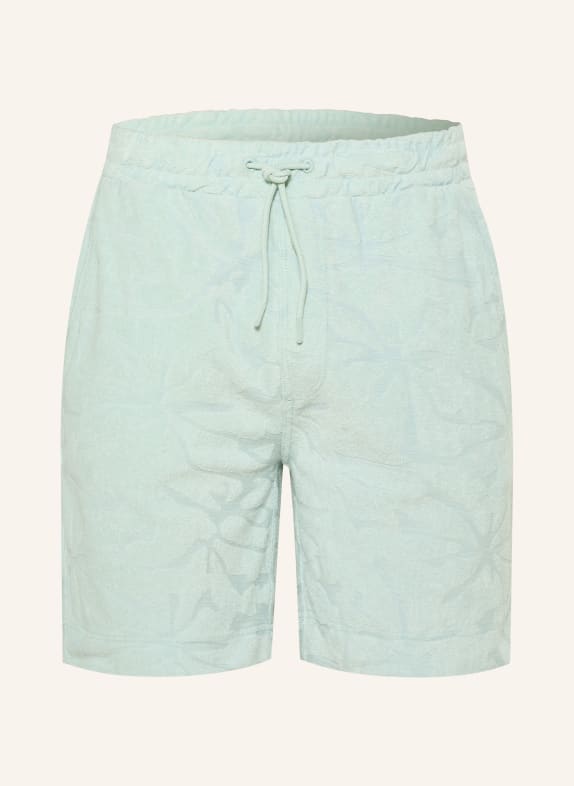 BOSS Badstofshorts LICHTGROEN