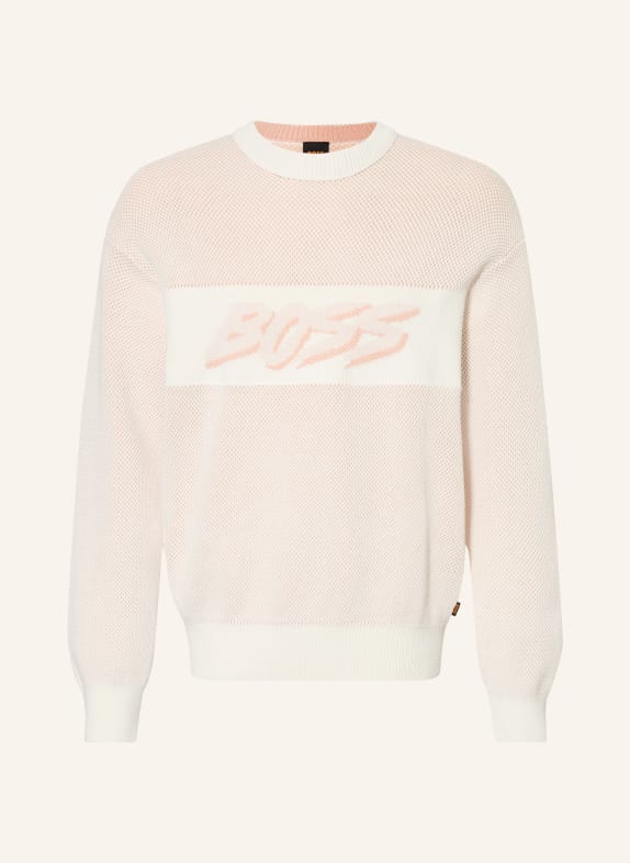 BOSS Trui KAYWATCH ECRU / LICHTORANJE