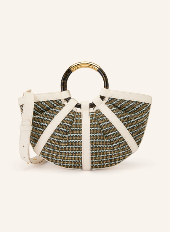 COCCINELLE Sac à main avec pochette ÉCRU / OR / MARRON