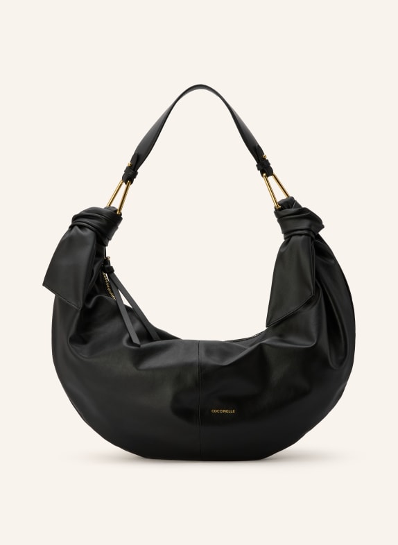 COCCINELLE drawstring bag BLACK / GOLD