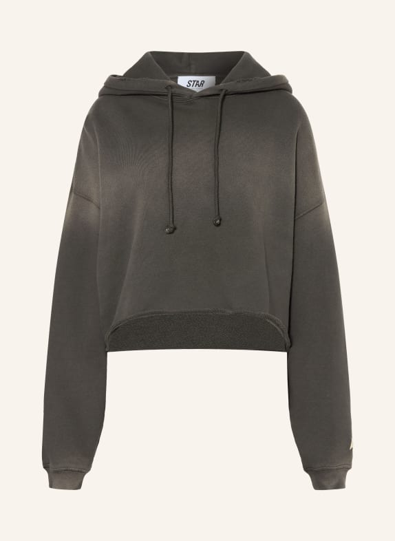 GOLDEN GOOSE Oversized-Hoodie STAR KHAKI / ECRU