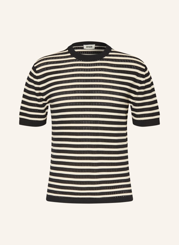 DRYKORN Strickshirt DERICO SCHWARZ / WEISS