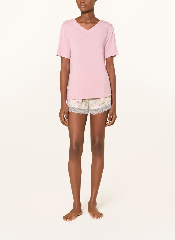 JOOP! Short de nuit ÉCRU / LILAS CLAIR / VERT CLAIR