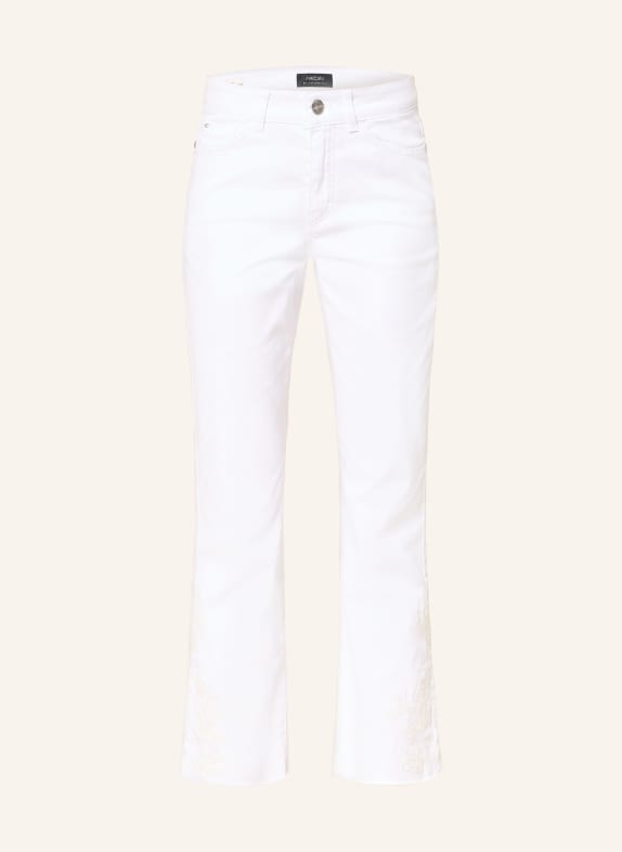 MARC CAIN Jean droit FORLI avec paillettes 100 WHITE