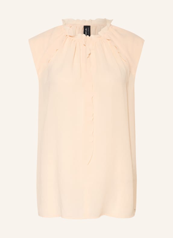 MARC CAIN Blusentop mit Rüschen 131 CREME