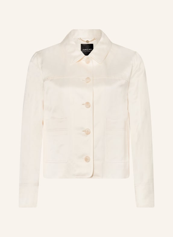 MARC CAIN Kastenjacke mit Leinen 112 bright ecru