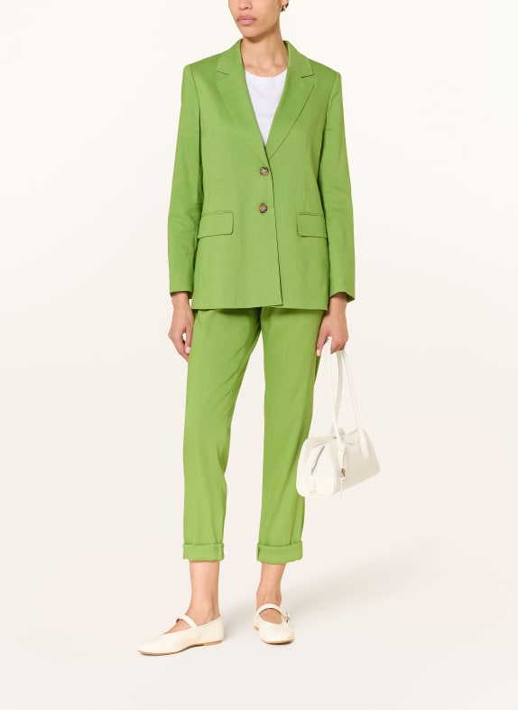 MARC CAIN Blazer met linnen 526 garden green