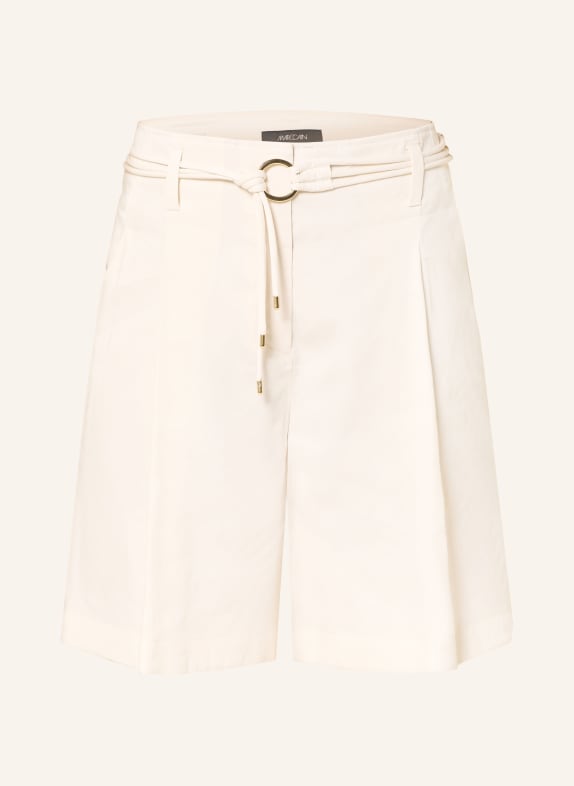MARC CAIN Shorts WARANGAL mit Leinen 112 bright ecru