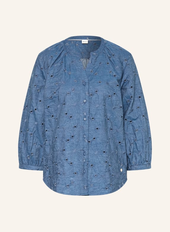 BRAX Jeansblouse VELIA met 3/4-mouwen BLAUW