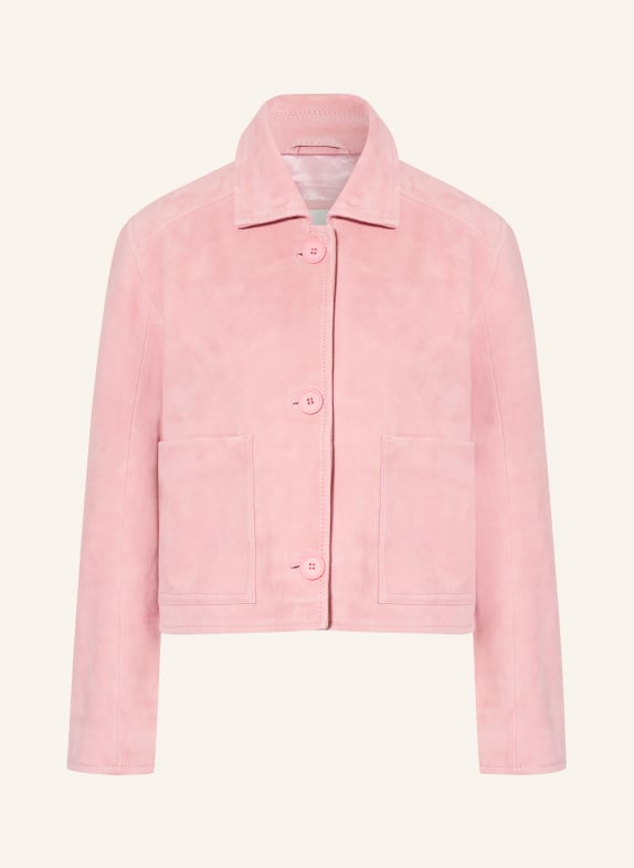 HERZENS Lederjacke ROSA