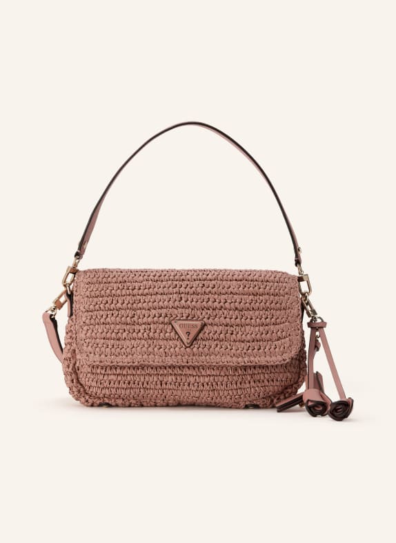 GUESS Schultertasche OFELIA ALTROSA / SILBER