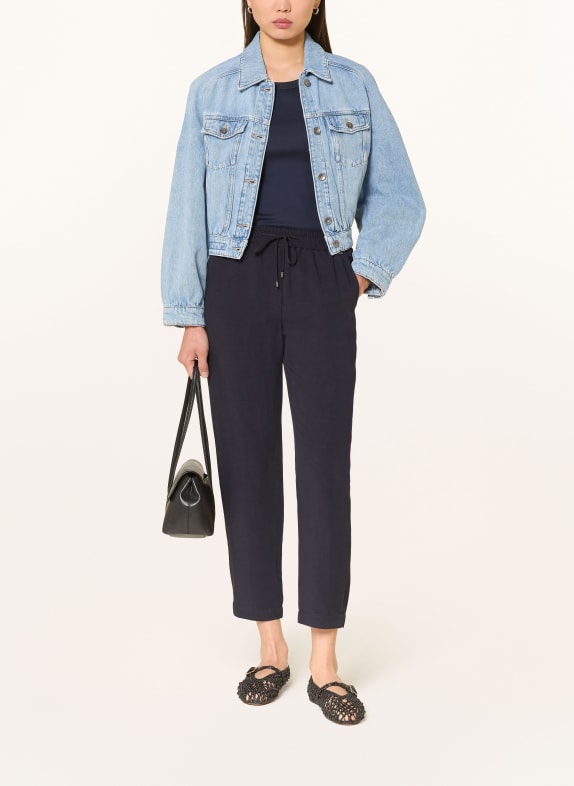 MARC CAIN Broek RHODOS in joggingstijl 394 navy