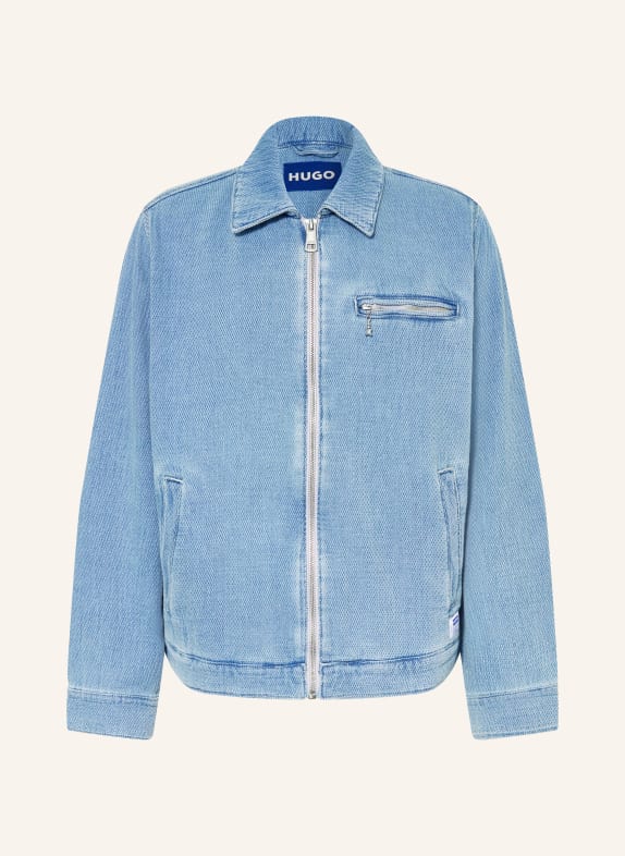 HUGO Jeansjacke ELZO 444 TURQUOISE/AQUA