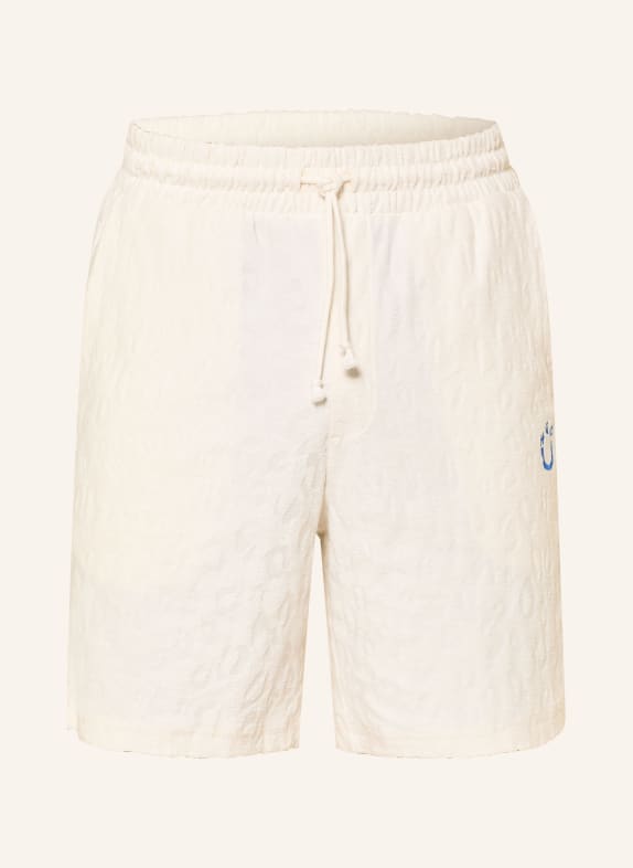 HUGO Szorty frotte NAGUSHORT BIAŁY