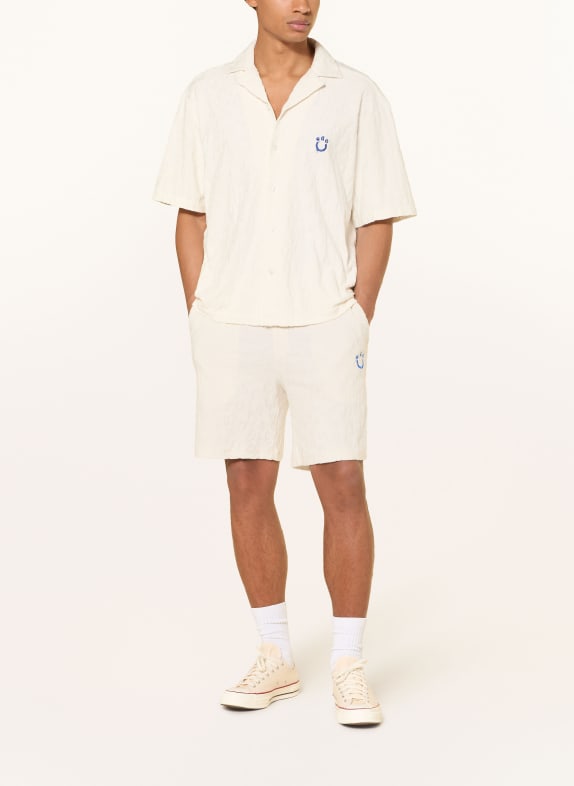 HUGO Badstofshort NAGUSHORT WIT