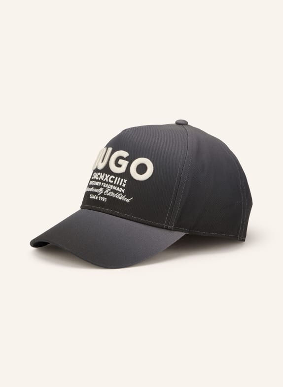 HUGO Cap NOTE DEGRADÉ DARK BLUE / WHITE