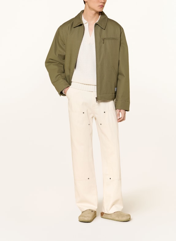 HUGO Dżinsy cargo CARPENTER Baggy Fit 119 OPEN WHITE