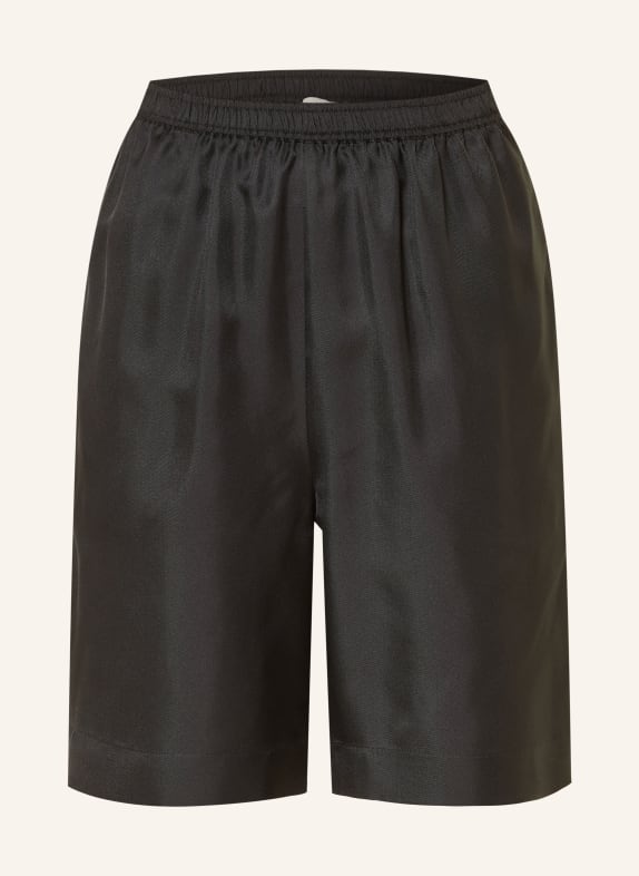 LOULOU DE SAISON Silk shorts ZINIA BLACK