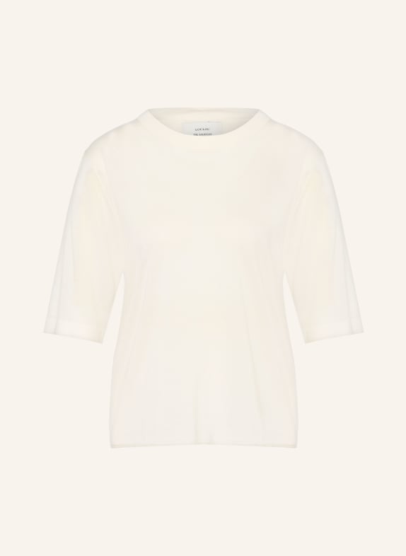 LOULOU DE SAISON NALA cashmere knit shirt CREAM