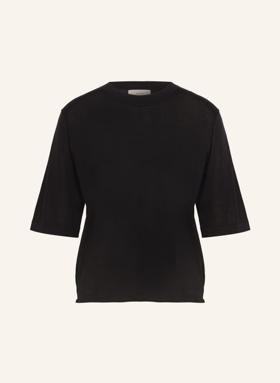 LOULOU DE SAISON NALA cashmere knit shirt BLACK